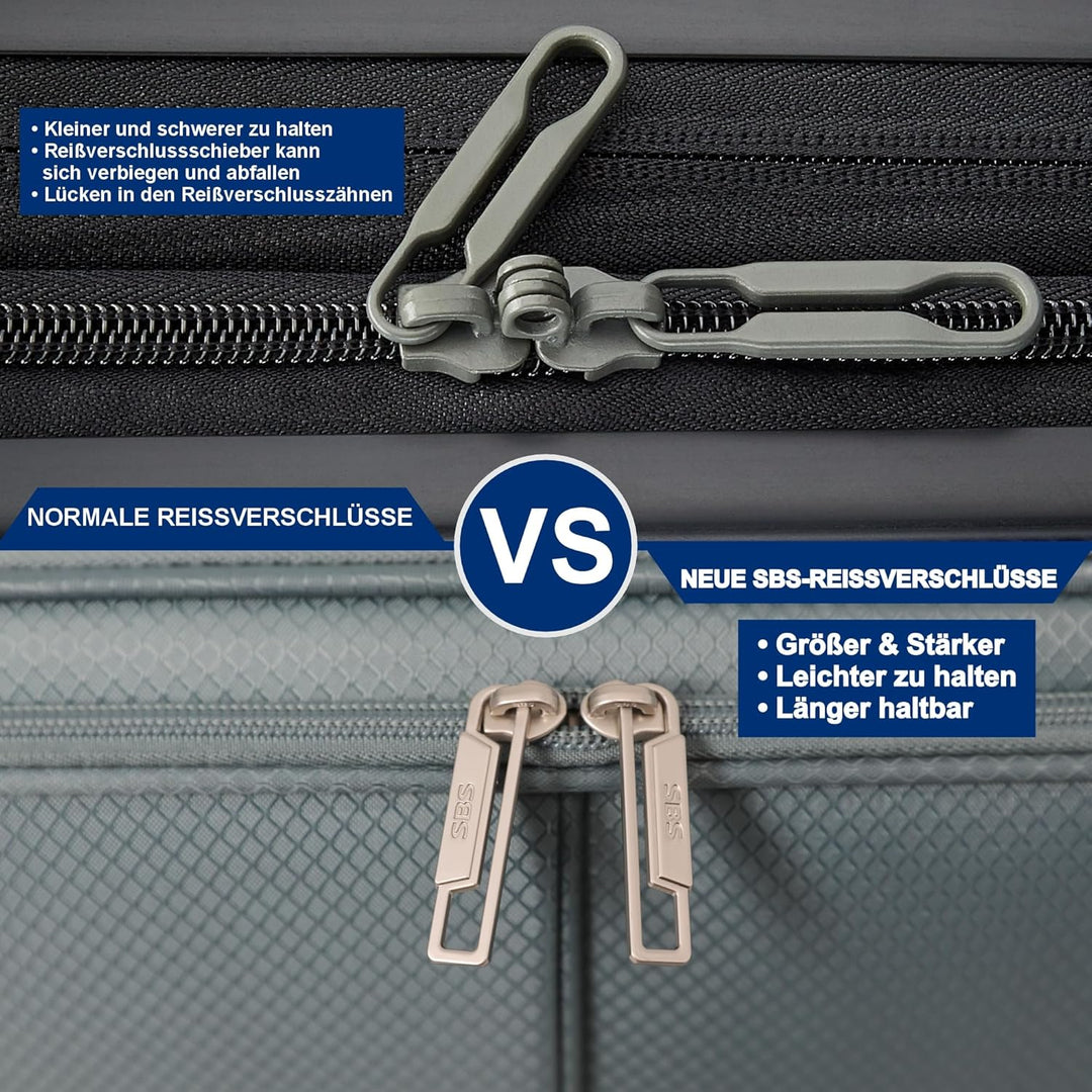 Aerolite Erweiterbar 55x40x20cm auf 55x40x23cm Lufthansa Eurowings Bordgepäck Handgepäck Koffer 55x4