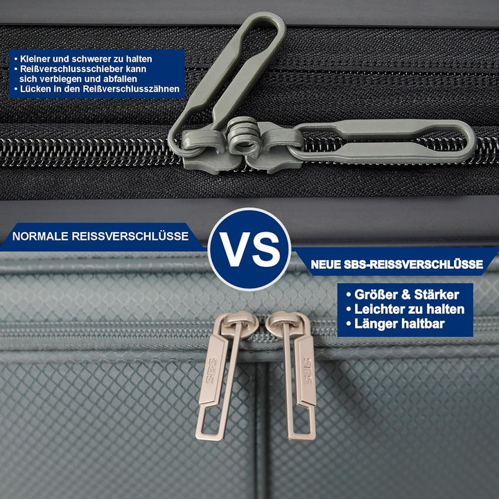 Aerolite Erweiterbar 55x40x20cm auf 55x40x23cm Lufthansa Eurowings Bordgepäck Handgepäck Koffer 55x4