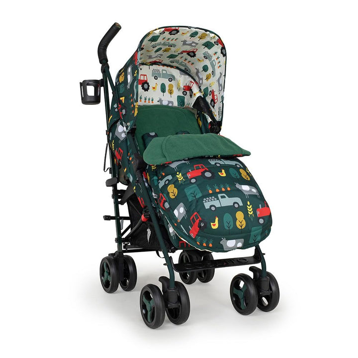 Cosatto Supa 3 Buggy mit Fusssack – Leichter Kinderwagen, Ab Geburt bis 25kg – Leicht & kompakt mit