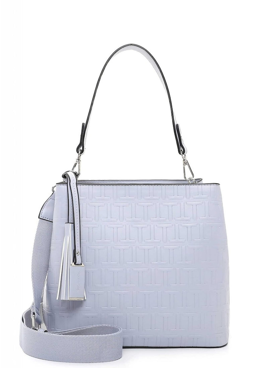 Tamaris Beutel Leona 32171 Damen Handtaschen Print Einheitsgrösse Greyblue 855, Einheitsgrösse Greyb