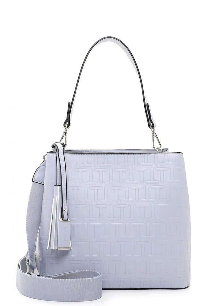 Tamaris Beutel Leona 32171 Damen Handtaschen Print Einheitsgrösse Greyblue 855, Einheitsgrösse Greyb