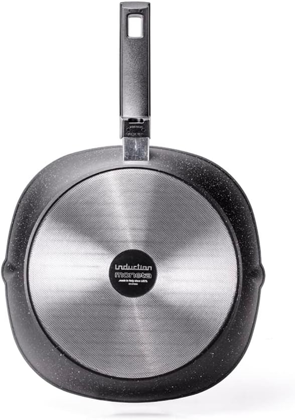 Moneta Etnea Evolution Grillpfanne 28 x 28 cm, auch für Induktion, 100% Made in Italy Induktion 28*2