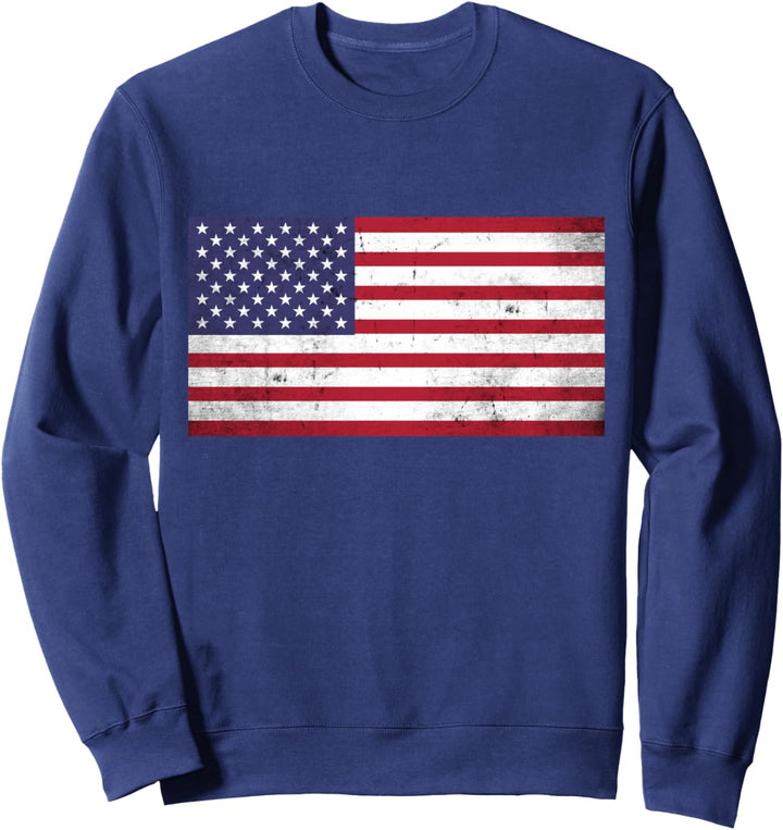 Amerikanische Flagge USA Patriotisch US Männer Frauen Kinder Sweatshirt
