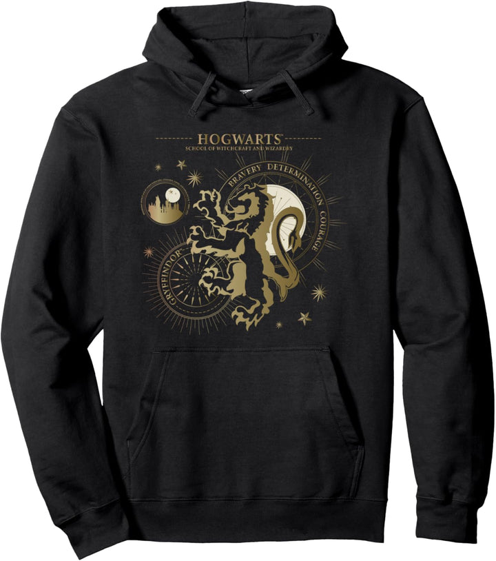 Harry Potter Bravery, Deterimation, Courange, Gryffindor Pullover Hoodie