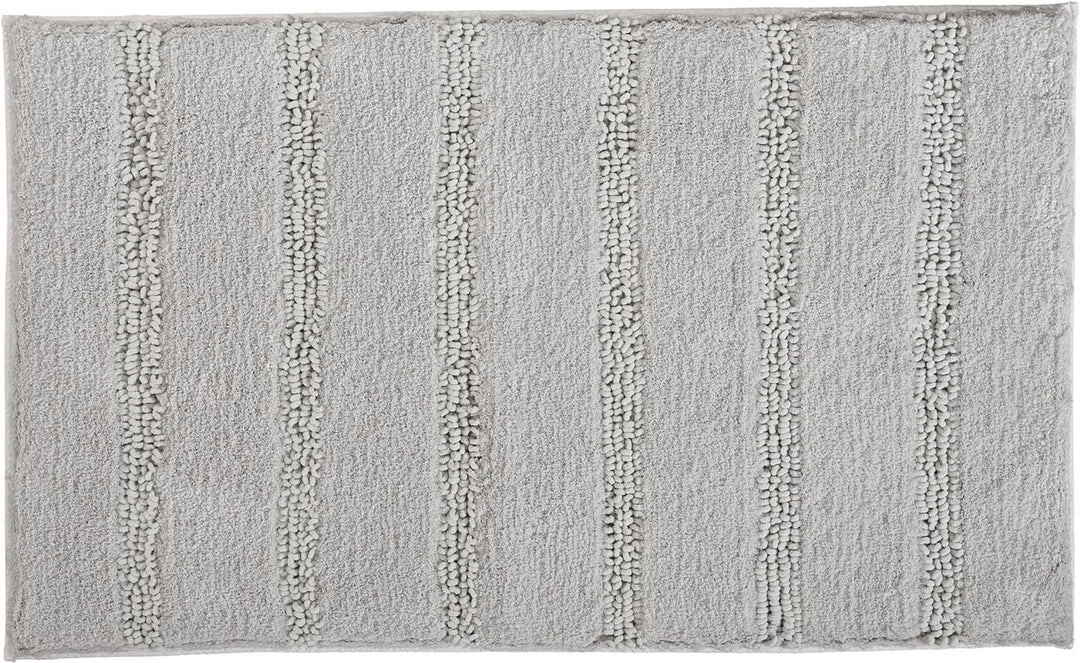 Kleine Wolke Badteppich Monrovia, Platin, 60 x 100 cm 60 x 100 x 2.5 cm Grau, 60 x 100 x 2.5 cm Grau