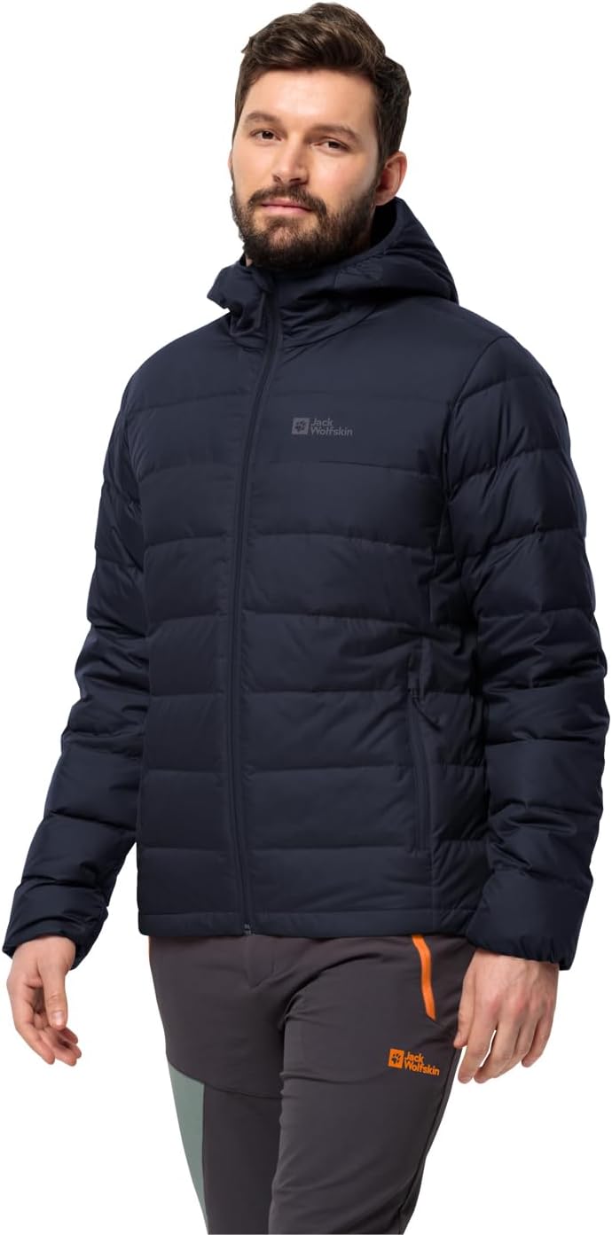 Jack Wolfskin Herren Ather Down Hoody M Daunenjacke S Schwarz, S Schwarz