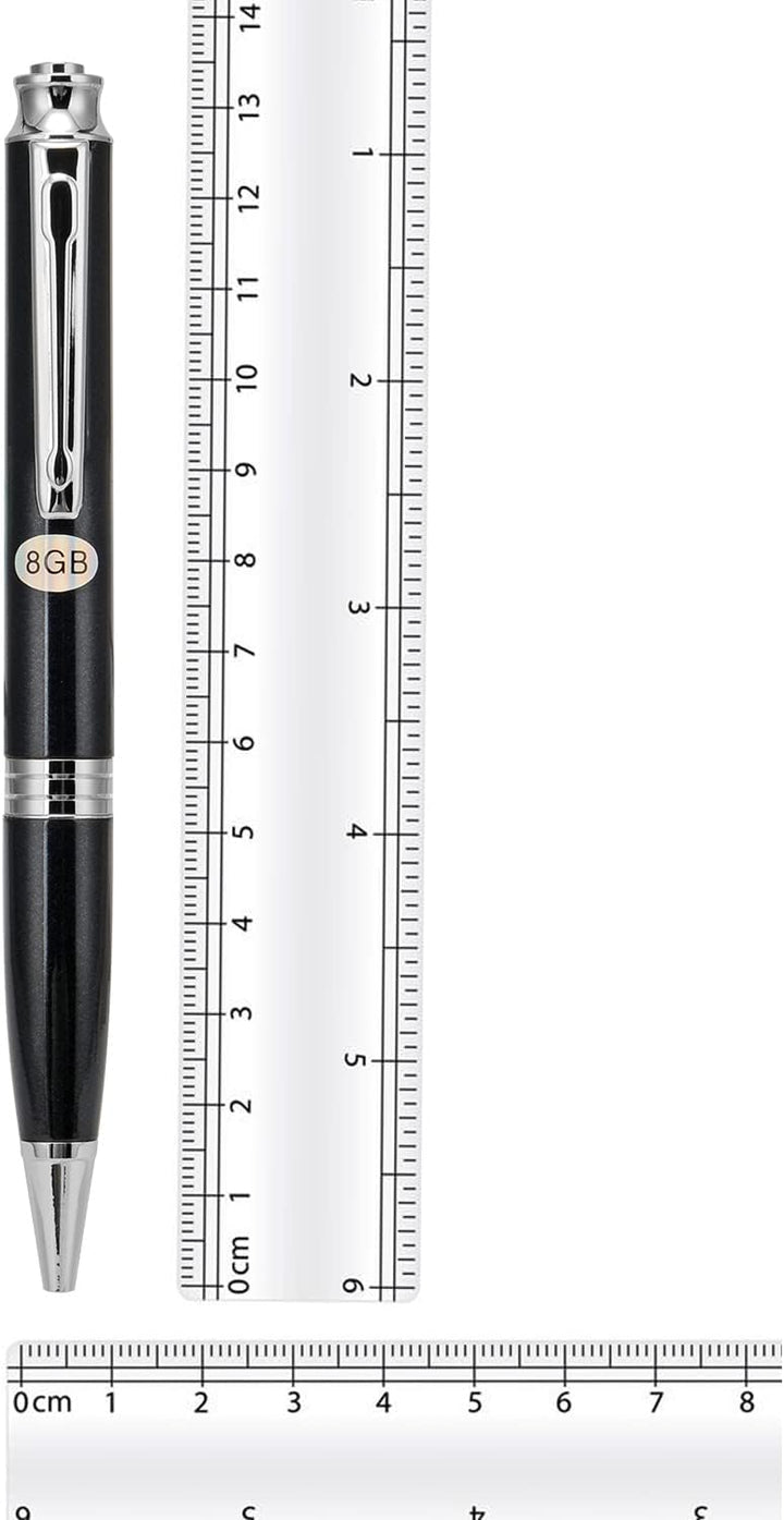 Pen Voice Recorder Q60 | 8GB USB-Aufnahmegerät | Diktiergerät mit Sprachaktivierung, 192kbps HD-Audi