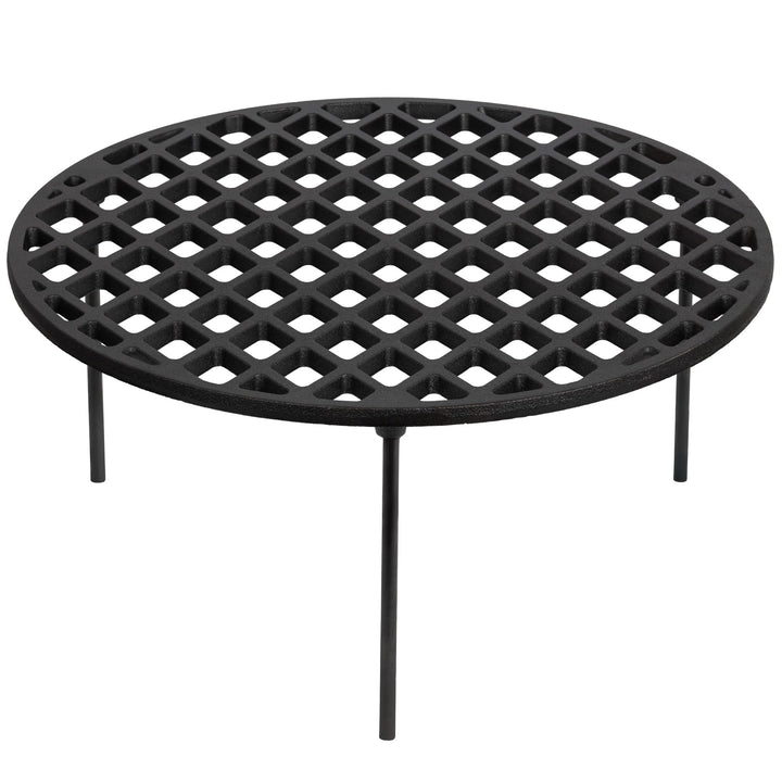 BBQ-Toro Gusseisen Grillrost Ø 45 cm mit 3 Beinen | rund | Dutch Oven Untersetzer, Grill Zubehör | D
