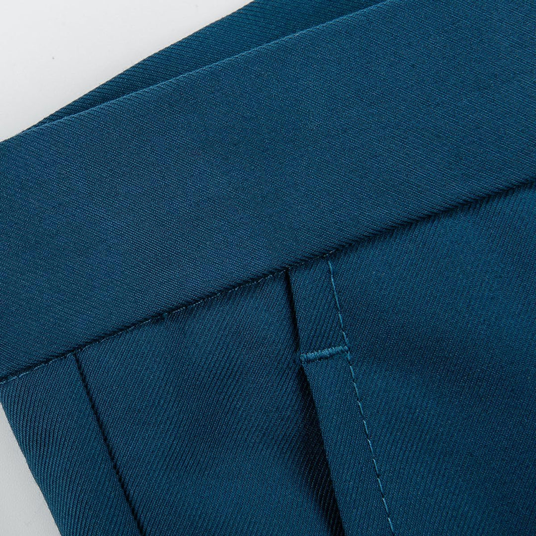 Allthemen Anzug Herren 2 Teilig Slim Fit Hochzeitanzug EIN Knopf Smoking Anzüge Sakko Hose S Blau, S