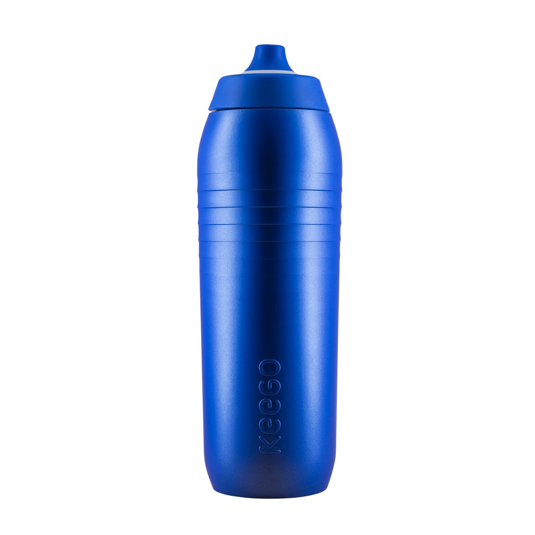 KEEGO | Die Evolution der Sportflasche | Elastisches Titan | Schützt vor Plastik im Wasser | Leicht