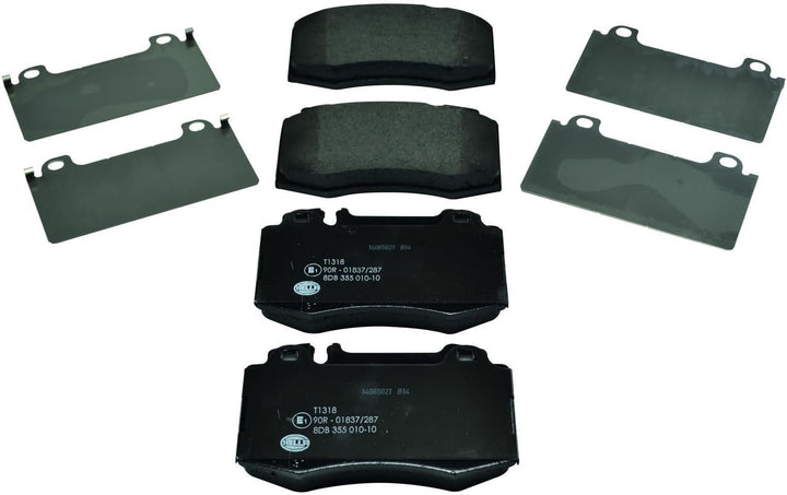 HELLA PAGID 8DB 355 010-101 Bremsbelagsatz - T1318 - Dicke/Stärke: 17.7mm - Bremssystem: Brembo - fü