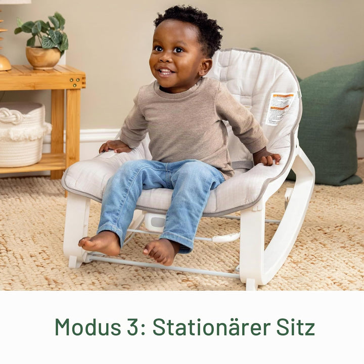Ingenuity Keep Cozy 3-in-1 Baby Wippe, Sitz und Schaukel für Babys bis Kleinkinder, mit Vibrationen