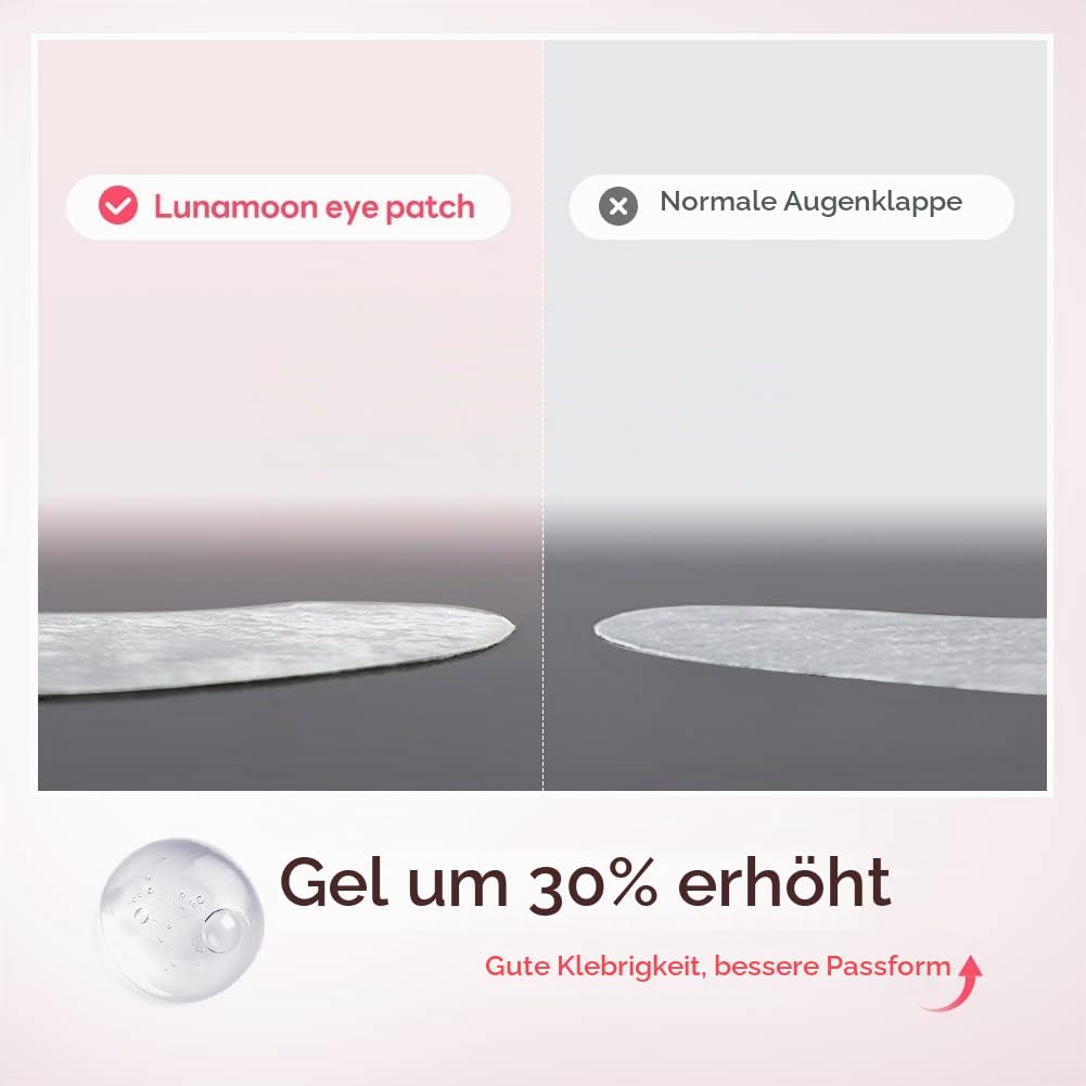 Lunamoon Augenpads für Wimpernverlängerung Pad 100Paar Wimpern Pads V-Shape | Wimpernverlängerung Au