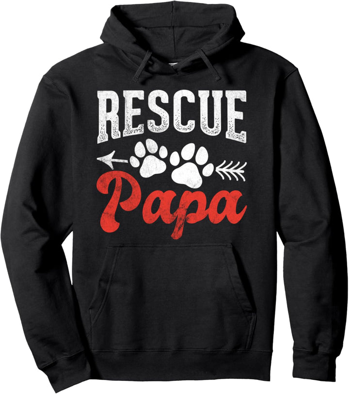Rescue Papa Hundebesitzer Haustier Tierheim Hunde Pullover Hoodie