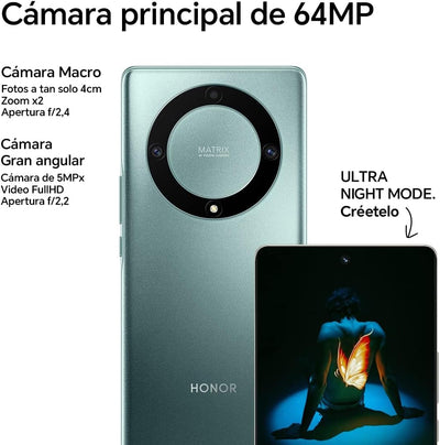 HONOR 5109AMAA Magic5 Lite 5G 6GB/128GB Schwarz (Midnight Black) Dual SIM, Magic5 Lite 5G 6+128