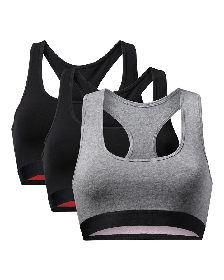 DANISH ENDURANCE Bralette-BH aus Bio-Baumwolle (1er | 3er Pack), Bequem, Weich, Ohne Bügel, für Dame