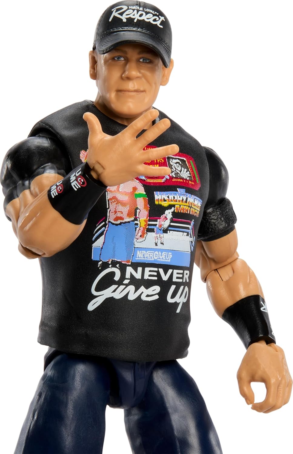 Mattel WWE Actionfigur, Serie #143 John Cena 15,2 cm grosses Sammlerstück mit 10 Artikulationspunkte