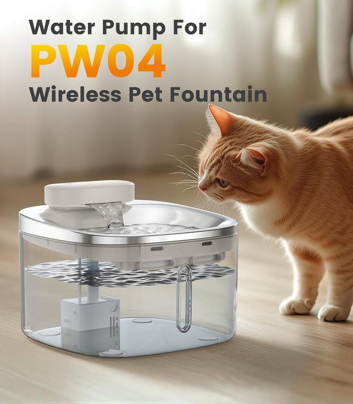 oneisall super leise Ersatzpumpe für 3.5L Trinkbrunnen Wasserpumpe, Wasserpumpe