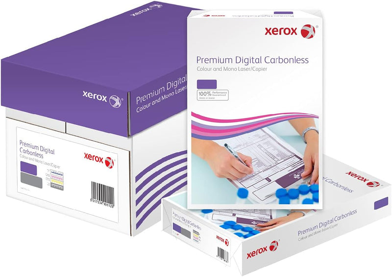 Xerox 003R99105 Premium Digital Selbstdurchschreibepapier, 2 fach-Satz, vorsortiert Karton mit 5 Pac