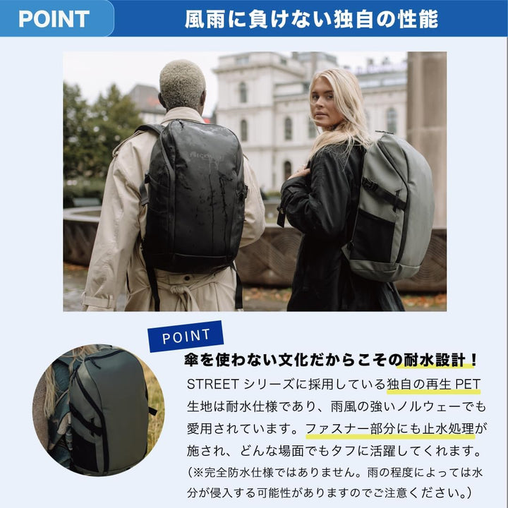 BECKMANN Street Go Backpack Green