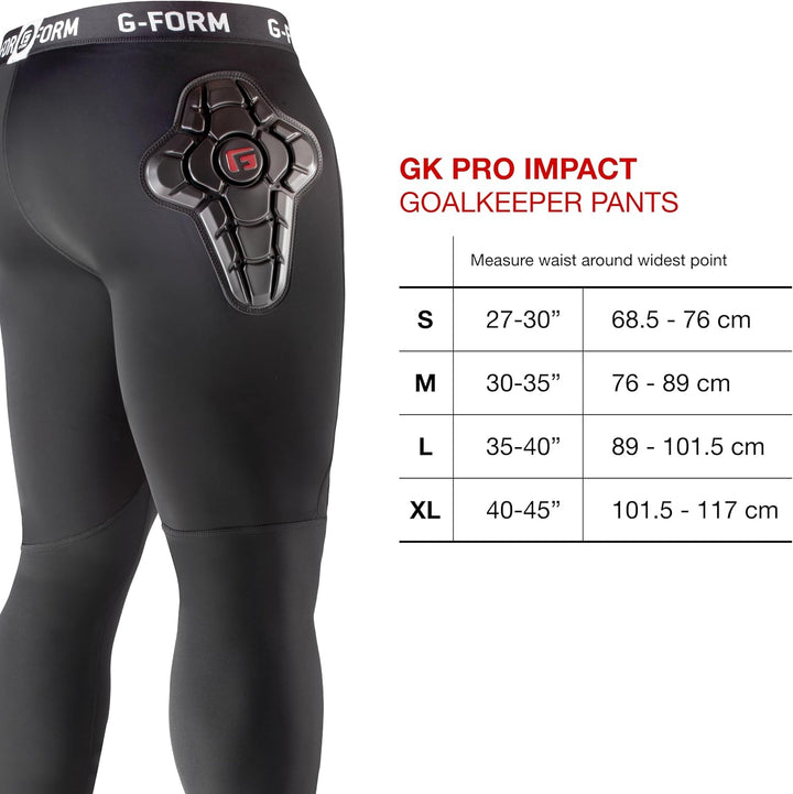 G-Form Impact Torwarthose Herren M Schwarz, M Schwarz