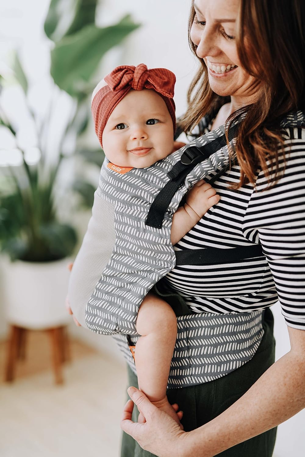 Tula Coast Free-To-Grow Babytrage für Neugeborene ab Geburt, Ergonomisch Baby-Tragetasche mit Mesh R