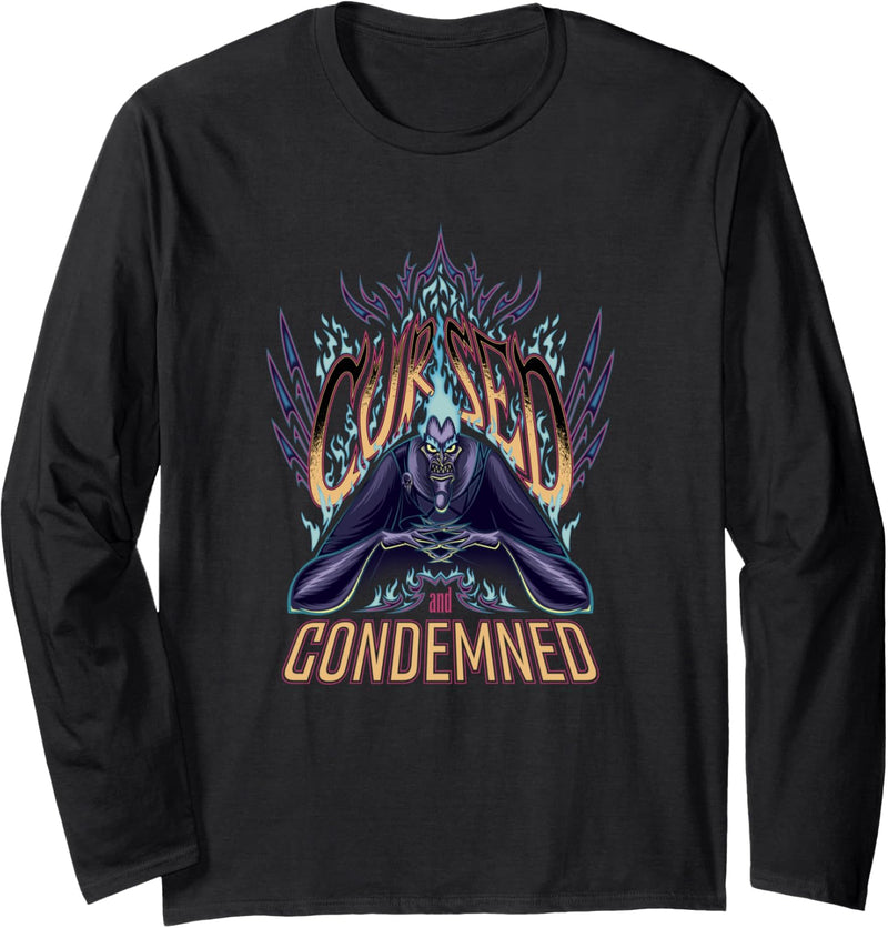 Disney Villains Hades Cursed and Condemned Rock Band Langarmshirt