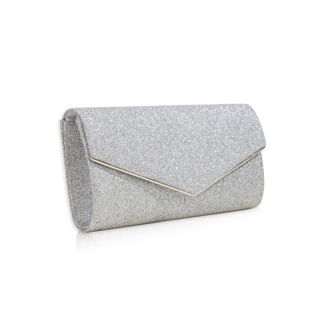 CORIOS Abendtasche Damen Kette Clutch Bag Glitzer Henkeltasche Hochzeit Brautbörse Glänzend Schulter
