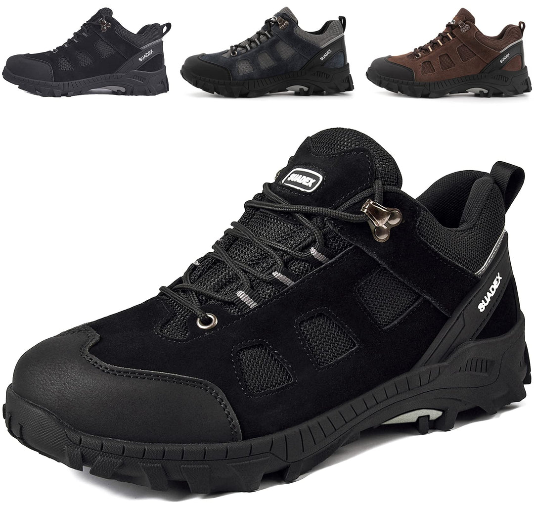 SUADEX Sicherheitsschuhe Arbeitsschuhe Herren Damen Leicht Stahlkappenschuhe Atmungsaktiv mit Stahlk