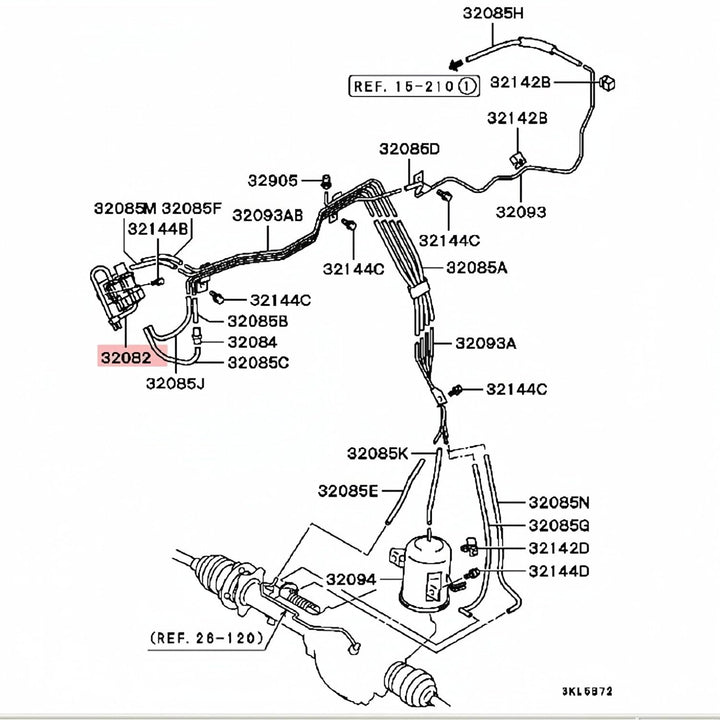DEWIN Magnetspulenventil,Magnetventil Magnetspulenventil Kompatibel mit Pajero L200 K5T47776 MB93773