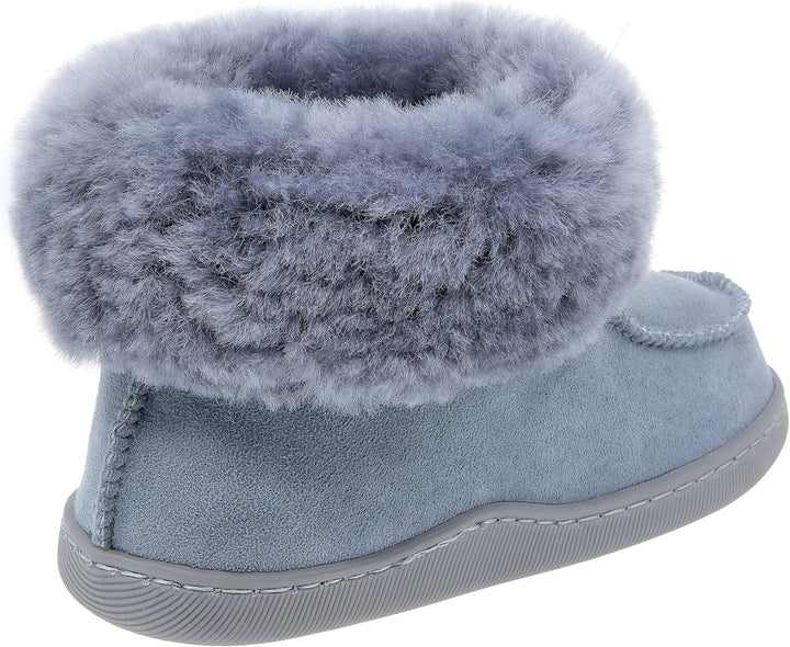 Vanuba - Kinder Hausschuhe Peppin, Lammfell Winterschuhe, Baby Schuhe, Junge und Mädchen, Echtleder,