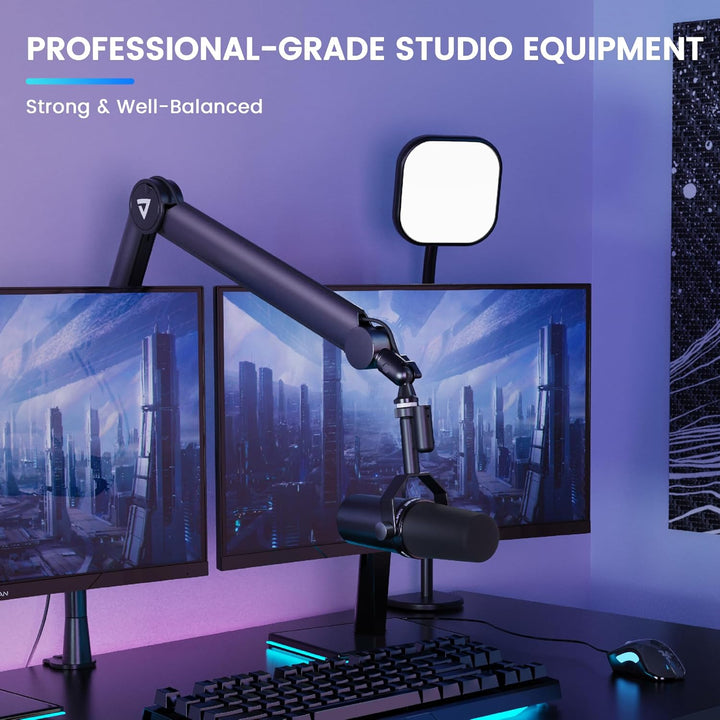 THRONMAX S8 Mikrofon arm, Mikrofonständer für Game Streaming und Broadcasting, Stabiler und universe