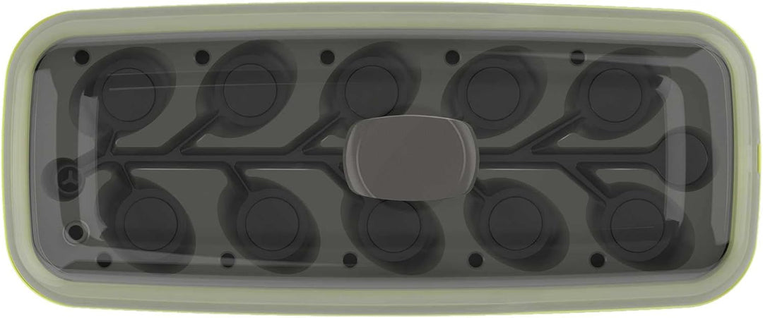 Romberg BoQube L Plus (Pflanzsystem, Farbe Anthrazit-Sommergrün, PAK-frei, lebensmittelecht, mit Bel