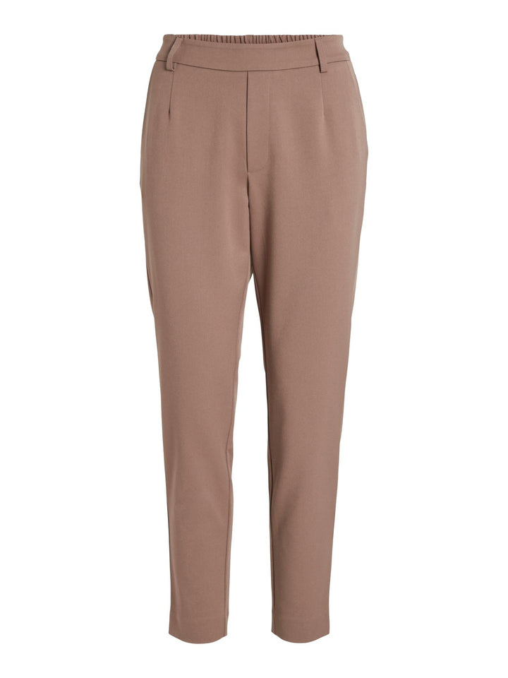 Vila Damen Vivarone Hw Slim Pant-Noos Stoffhose 34 Brown Lentil, 34 Brown Lentil