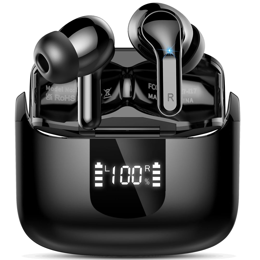 Ordtop Bluetooth Kopfhörer, 2026 Kopfhörer Kabellos Bluetooth 5.4, 50Std Tiefer Bass 6D-Stereo, ENC