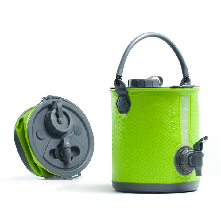 Colapz 2-in-1 Faltbarer Wasserkanister mit Hahn – BPA-freier Trinkwasserbehälter &amp; Falteimer für Cam