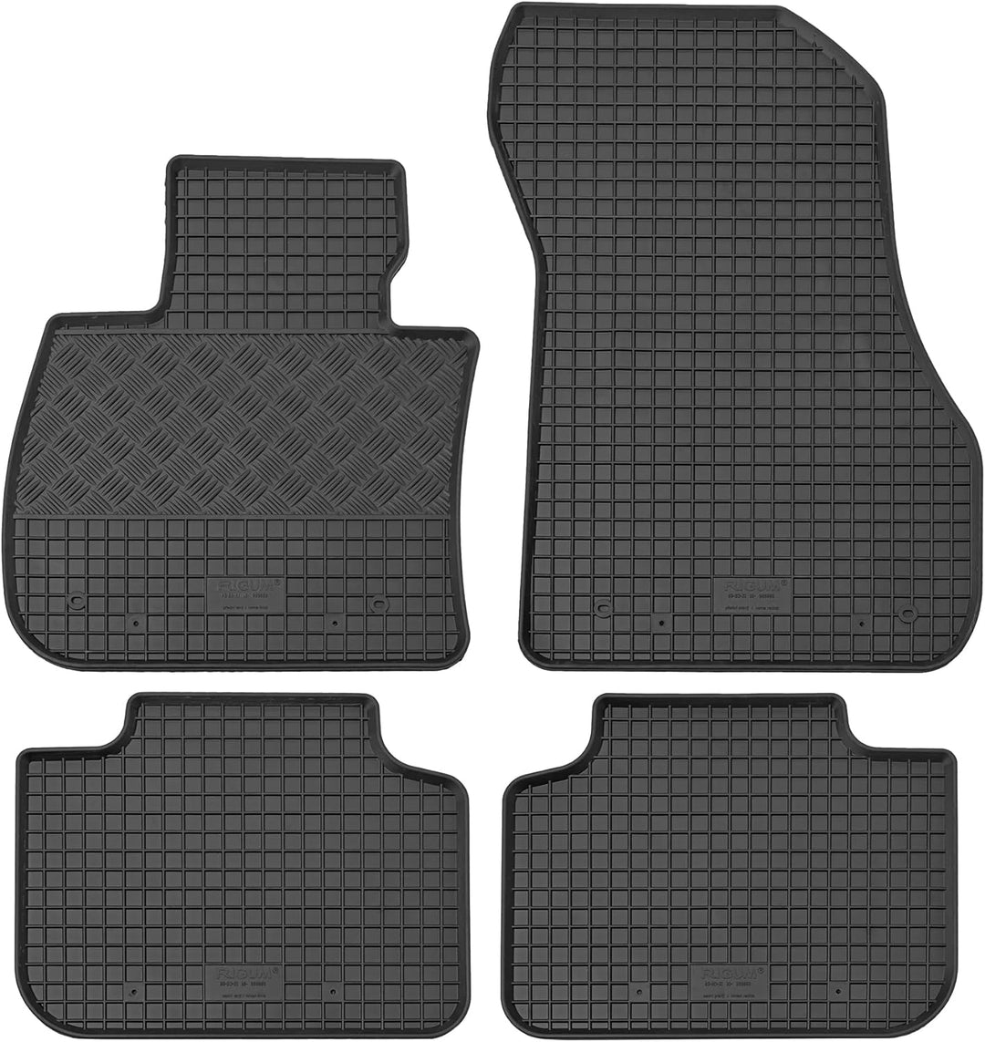 Passgenaue Kofferraumwanne und Gummifussmatten geeignet für BMW X1 F48 ab 2016 + Gurtschoner