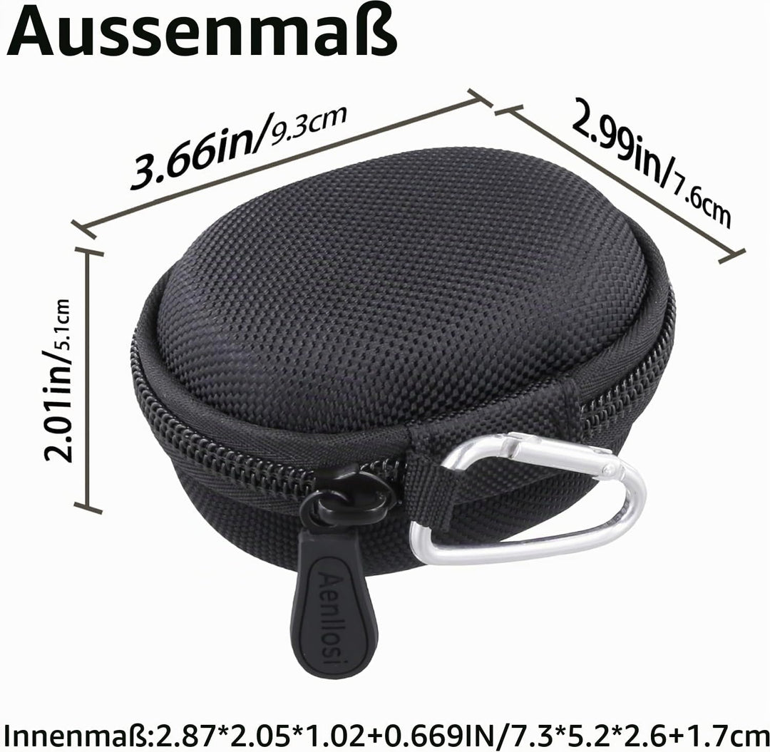 Aenllosi für SHOKZ OpenDots ONE Open-Ear-Kopfhörer, Hartschalen-Reiseetui zum Schutz, Clip-On-Ohrhör