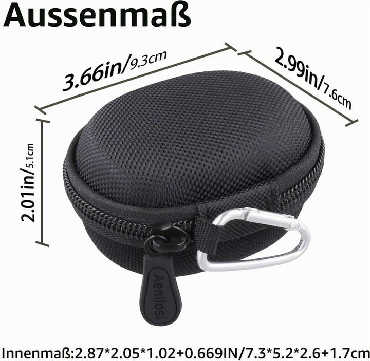 Aenllosi für SHOKZ OpenDots ONE Open-Ear-Kopfhörer, Hartschalen-Reiseetui zum Schutz, Clip-On-Ohrhör