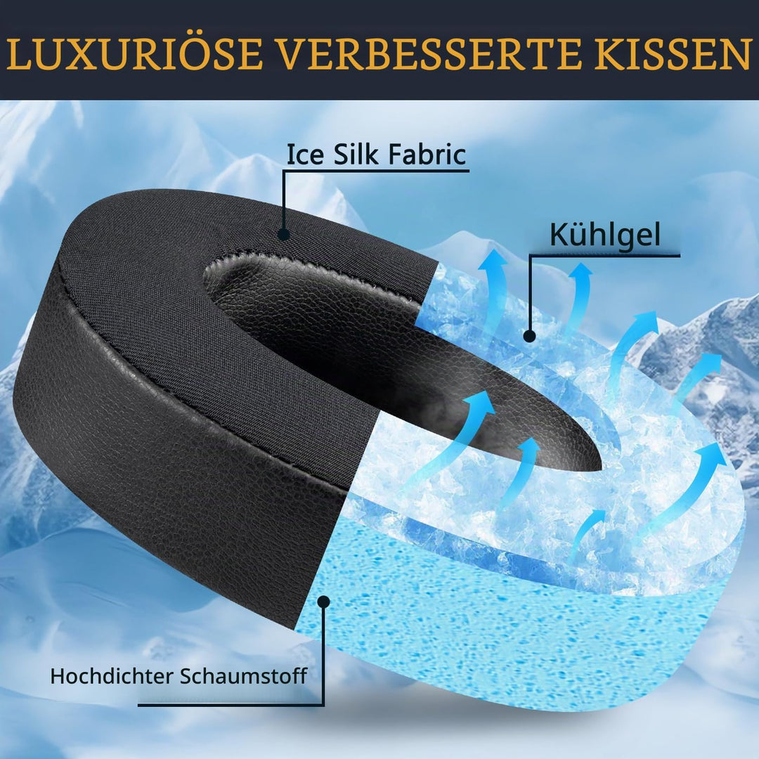 SOULWIT Kühlgel Ersatzpolster Ersatz Ohrpolster für JBL Live 500BT/Live 500 BT Over-Ear Wireless Kop