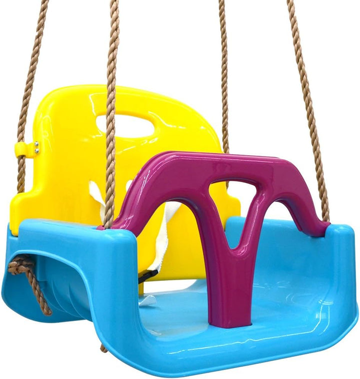 LittleTom 3-in-1 Babyschaukel Outdoor ab 6 Monate - 40x43x33 Gartenschaukel Baby Schaukel Kleinkinde