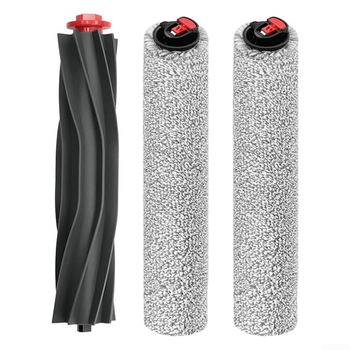 1 Rollbürste mit 2 Rollen Wischmopp Kit Ersatzteil für eufy Zubehör Kit für Omni S1 Pro, S1