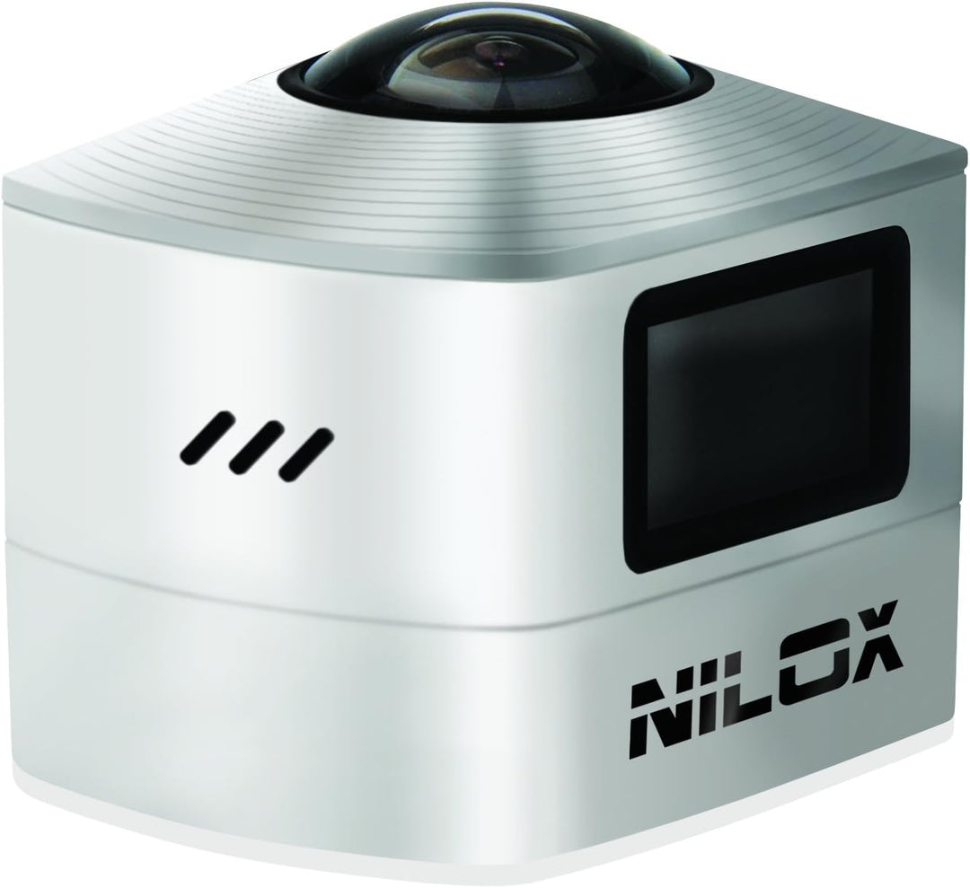 Nilox Action-Kamera Evo 360 Videokamera Full-HD, 1.920 x 1.440 P, 30 fps, 8 MP, Silber