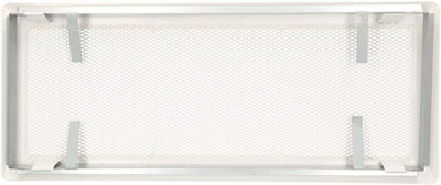 KOTARBAU Luftgitter 16 x 45 cm Weiss Kamingitter Ofengitter Lüftungsgitter Warmluftgitter Kaltluftgi