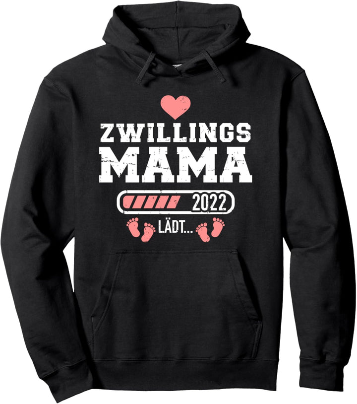 Zwillingsmama 2022 lädt Mutter von Zwillingen Pullover Hoodie