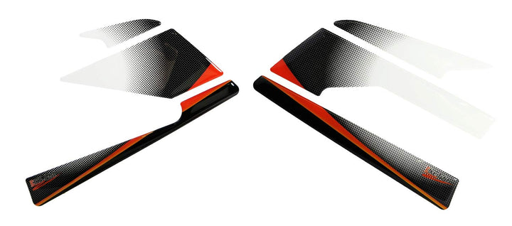 BIKE-label Seitentank Pad Orange kompatibel für KTM 390 Duke 800441