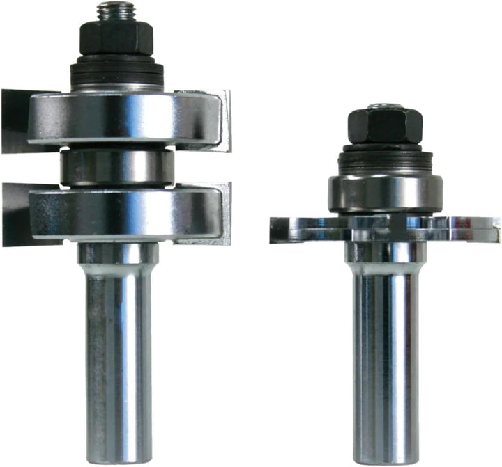 Freud Nut- und Feder-Bit-Set mit 1,27 cm Schaft (99-036) Verstellbarer Nut- und Federfräser-Bit-Set,