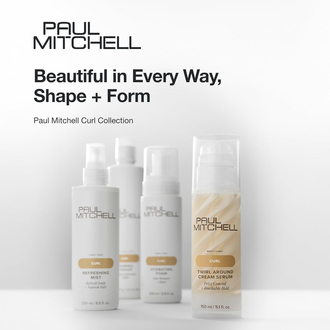 Paul Mitchell Twirl Around - Definierende Styling Cream mit Anti-Frizz Effekt, Haar-Creme für widers