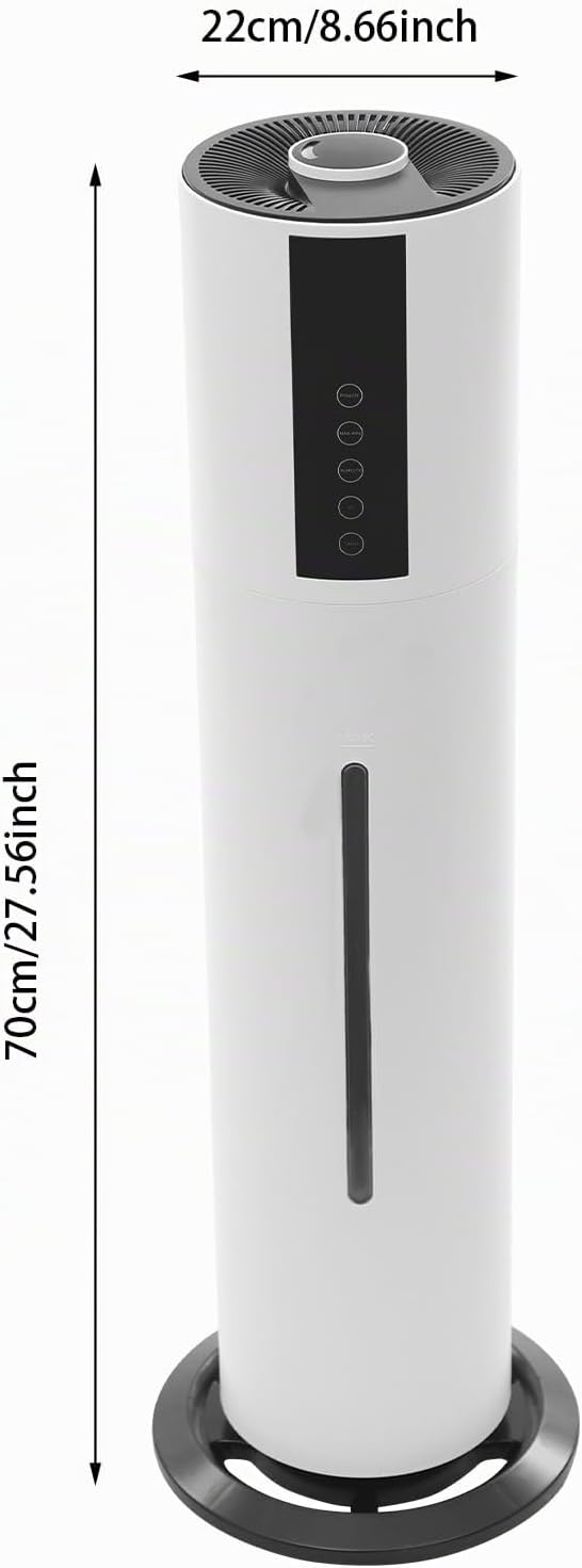 Weiss Luftbefeuchter, Nebelbefeuchter Raumluftbefeuchter Humidifier, für Schlafzimmer, Wohnzimmer, A