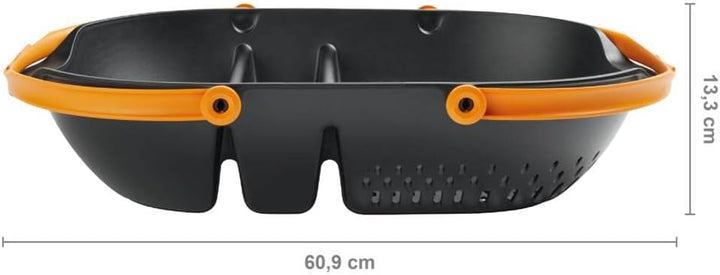 Fiskars Erntekorb, Zum Sammeln, Transportieren und Reinigen von Ernte und Erntewerkzeugen, Kunststof